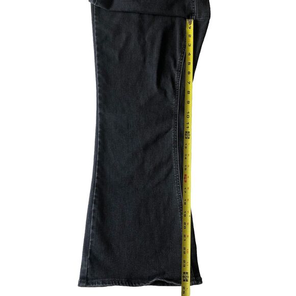 Old Navy Women’s Black High Rise Weekender Flare Stretch Jeans Size 14 04172025 - Picture 7 of 13
